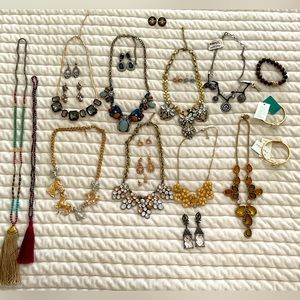 Necklaces, Bracelets and Earrings